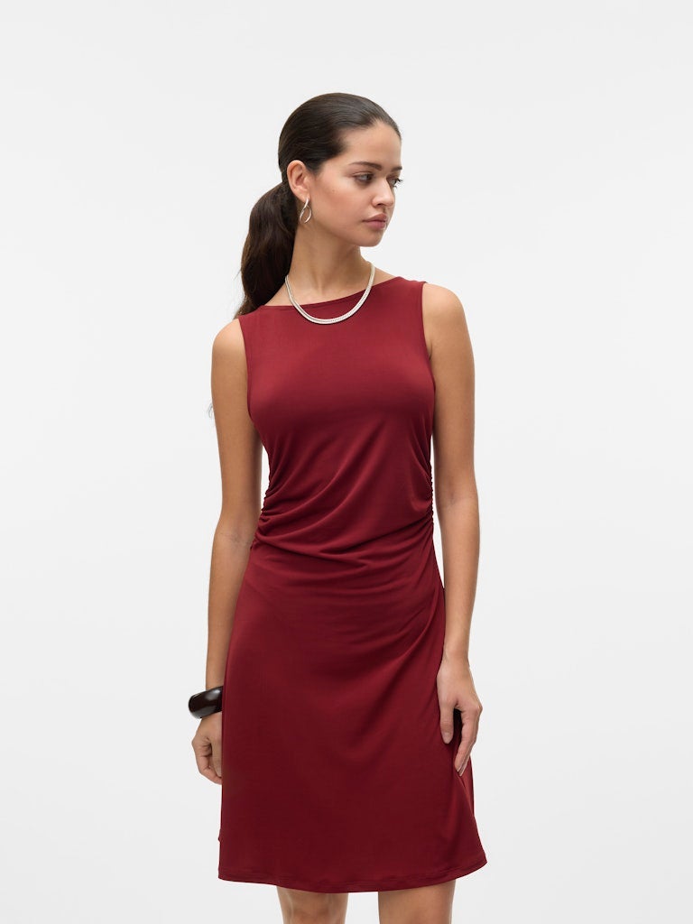 VERO MODA VMDAISY SL BOATNECK SHORT DRESS JRS GA - Image 2