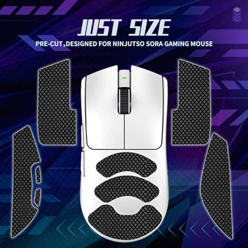 TALONGAMES Mouse Anti Slip Grip Tape Compatible with Razer Viper V3 Pro/Viper V4 Pro Gaming Mouse, Palm Sweat Absorption, Thin 0.5mm, Cut to Fit, Easy to Apply, Mouse Skin - Image 4