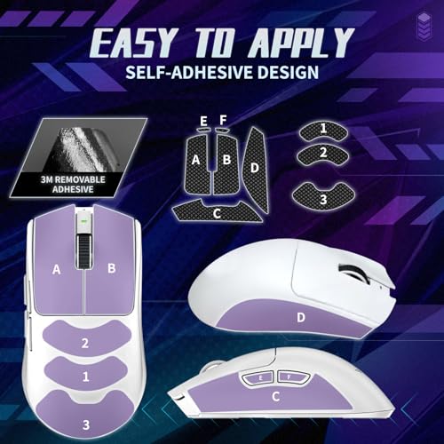 TALONGAMES Mouse Anti Slip Grip Tape Compatible with Razer Viper V3 Pro/Viper V4 Pro Gaming Mouse, Palm Sweat Absorption, Thin 0.5mm, Cut to Fit, Easy to Apply, Mouse Skin - Image 5