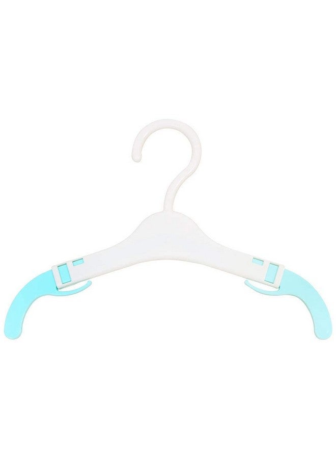 Koochie-Koo Telescopic Adjustable Extendable Anti Slip Plastic Hanger with Hooks for Kids Clothes Wardrobe Rack(Pack of 12, Multicolor) - Image 5