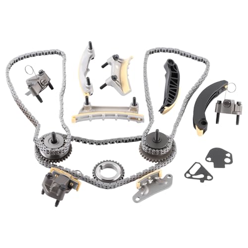 Daysyore Engine Timing Chain Kit Compatible with 2007-2015 LaCrosse CTS SRX Acadia V6 2.8L 3.0L 3.2L 3.6L DOHC Timing Chain Kit Replace # 12612839 12645465 - Image 1