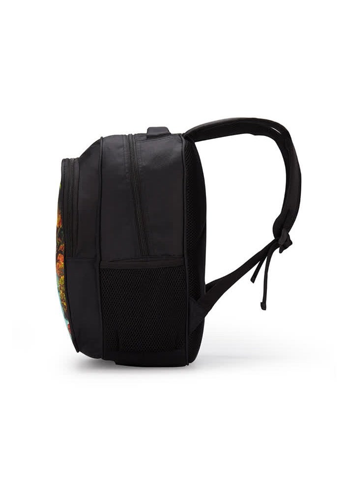 Generic - Manufacturer cartoon animation 42cm backpack Kuromi printed primary and secondary school student schoolbag,Library B-7 Black - Medium - Image 1