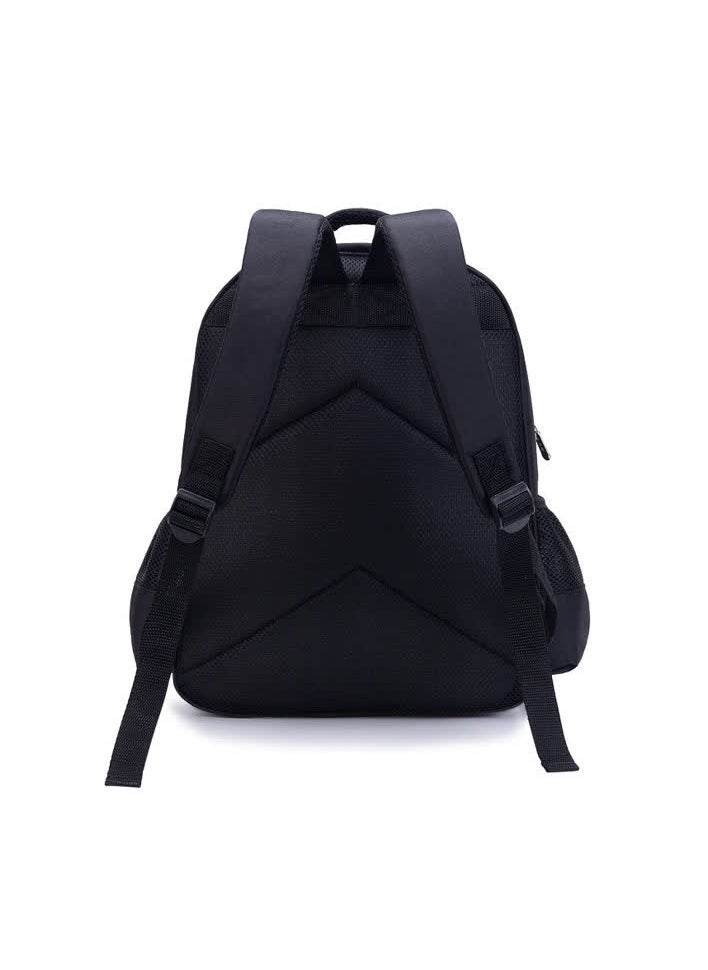 Generic - Manufacturer cartoon animation 42cm backpack Kuromi printed primary and secondary school student schoolbag,Library B-7 Black - Medium - Image 1