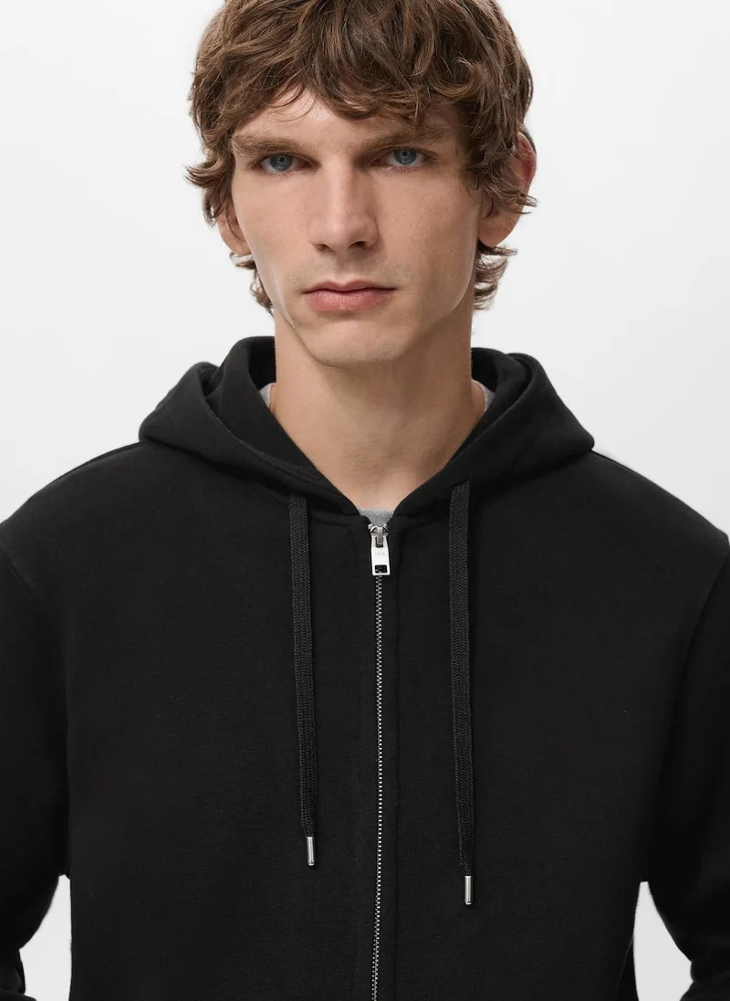 Mango Man  Zipped hoodie for Men | Best Price UAE