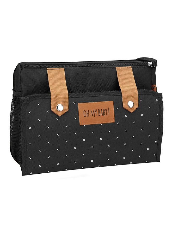 Badabulle Easy Travel Stroller Organizer And Diaper Changing Bag - Black - Image 1