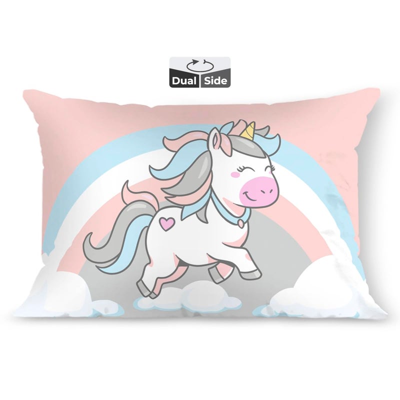Brizberry ® Kids Pillow Cushion with Super Soft Fabric | Animal & Cartoon Prints | 12x18 inches (Design 19) - Image 1