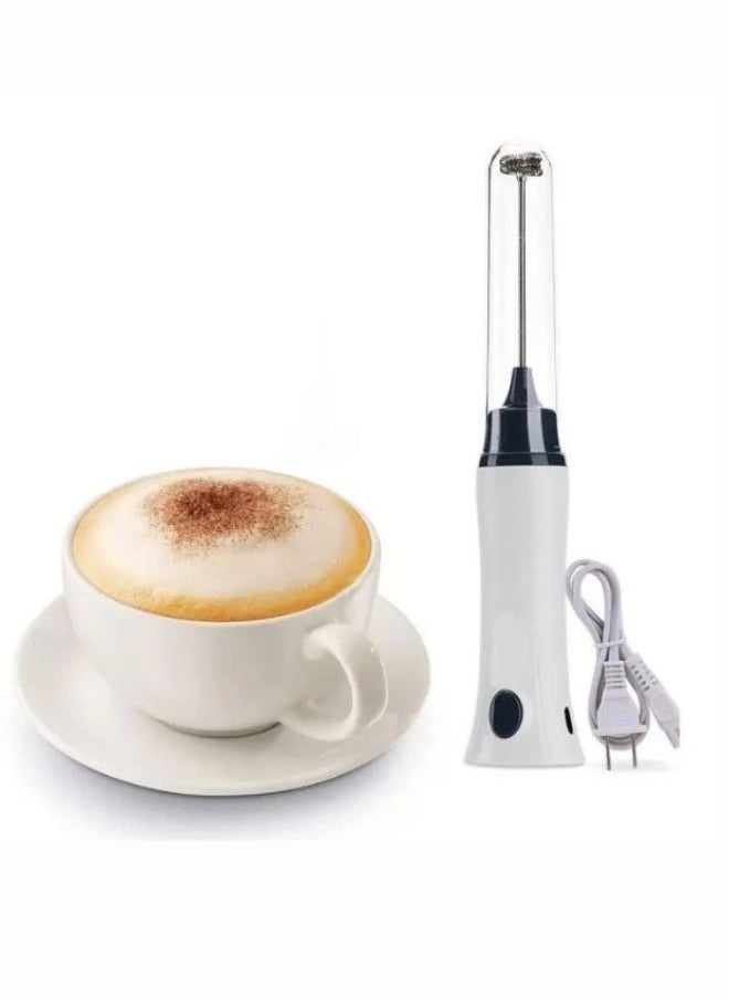 A TO Z Handheld Milk Frother & Coffee Maker, Battery Operated & Rechargable, Stainless Steel Foam Maker, High Speed, Suitable For Frappe, Hot Choclate, Cappuccino, Latter, Drinks Mixer & Eggs Whisk  - Image 1