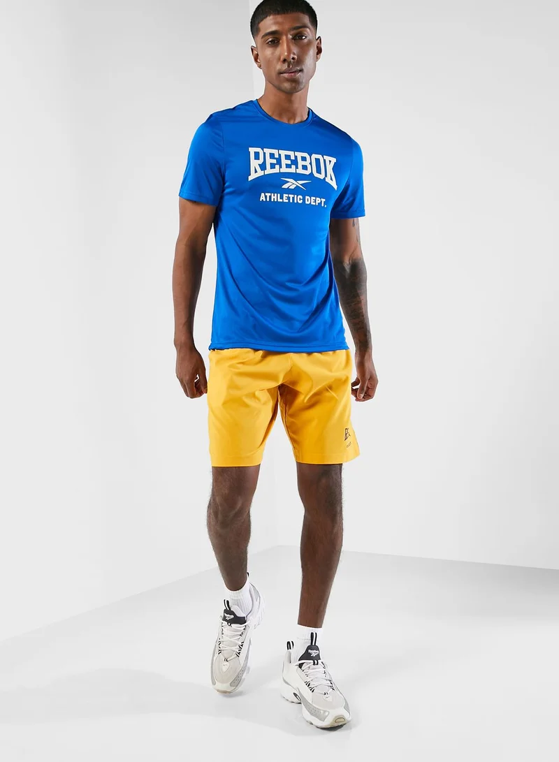 Reebok Wor Woven Graphic Shorts