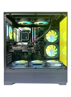 NANOTECH Cyber Vengeance Gaming PC - Intel Core i5-14400F Desktop Processor, 10 Cores & 16 Threads, DDR5 32GB (2*16) Ram, Nvidia GeForce RTX 4060 8GB OC Edition GDDR6 Graphics Card, 2TB NVMe M.2 SSD,  3 Fan AIO Liquid Cooler, 750W 80 Plus Power Supply, Windows 11 Pro | Wi-Fi  - Image 2