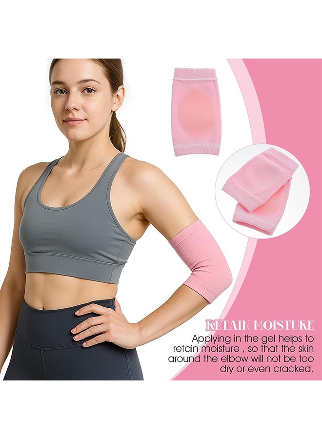 إم إكس إن 4 PCS وسائد المرفق، ترطيب الأكمام الواقية للمرفق، هلام التنفس الأكمام المرفق غطاء للجلد الجاف ترطيب تنعيم - Image 4