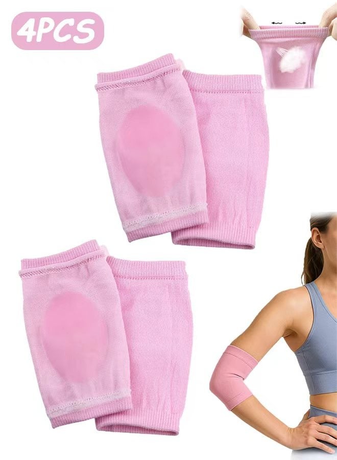 إم إكس إن 4 PCS وسائد المرفق، ترطيب الأكمام الواقية للمرفق، هلام التنفس الأكمام المرفق غطاء للجلد الجاف ترطيب تنعيم - Image 1