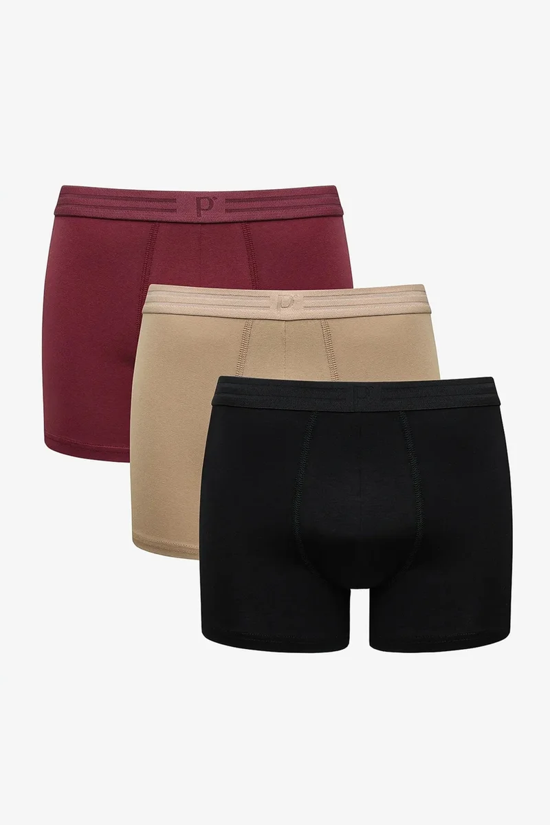 بنتي PENTI Men's Basic 3-Pack Boxer Briefs