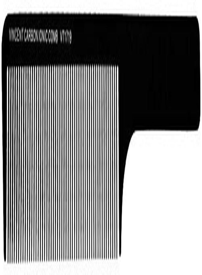 Vincent Carbon Flat Top Comb 9" (VT1719)