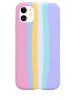 Generic Back Cover for iPhone 11 Slim Liquid Silicone Soft Anti-Slip & Shockproof Protective Silicon Case Back Cover Designed for iPhone 11 