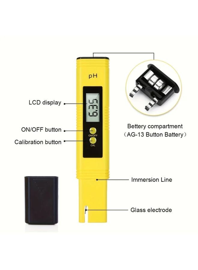 Blue Digital PH Meter 001 High Accuracy Pocket Water Tester Pen For Pool Aquarium - Image 4