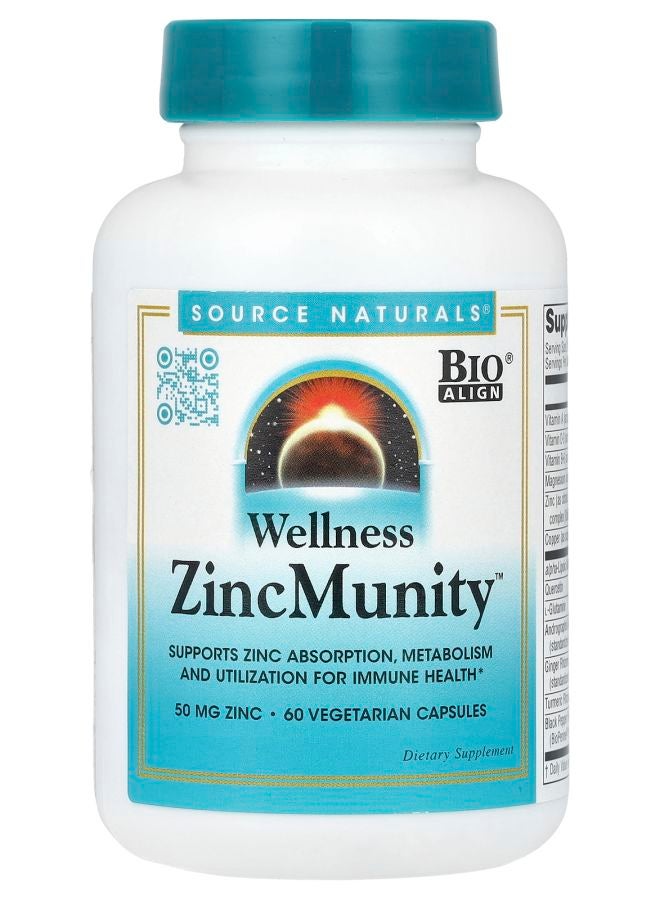 Wellness ZincMunity™ 60 Vegetarian Capsules