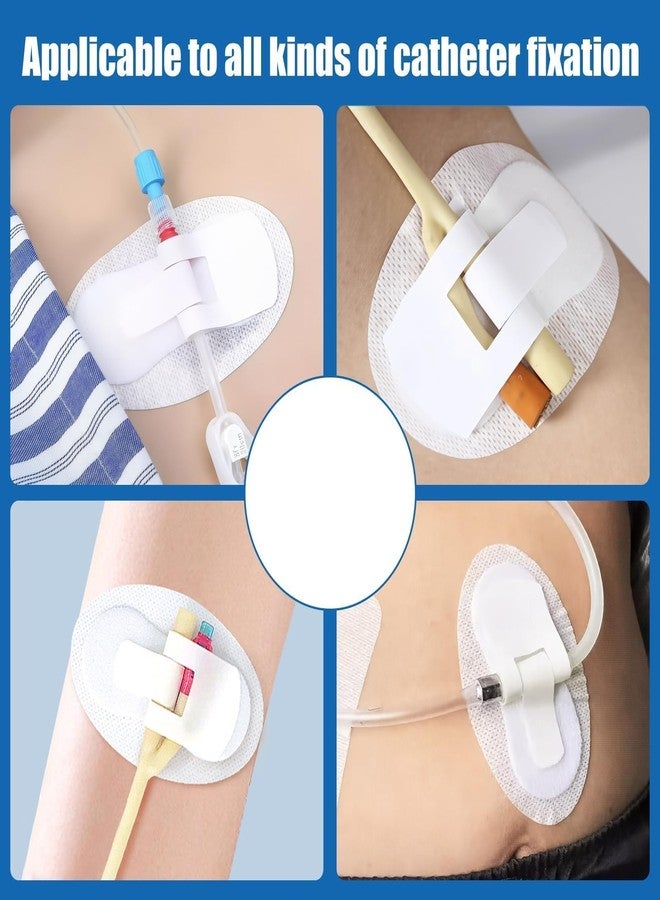Foyods Catheter Stabilization Devices - 8 PCS Self-High Adhesive Catheter Holder, Catheters Urinary Leg Bag Legband Holder, Catheters Supplies for Single & Double Tubes and Feeding Tubes - Image 4