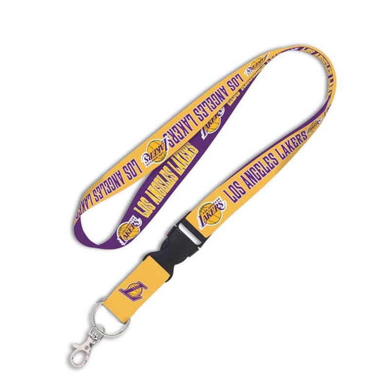 WinCraft NBA Los Angeles Lakers Lanyard with Detachable Buckle, 1" - Image 5