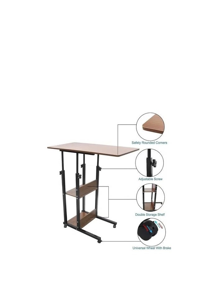 Generic End Table Sofa Side Table And Table Sofa Side Table Bedside Desk Nightstand with Storage Space Living Room Bedroom  - Image 2