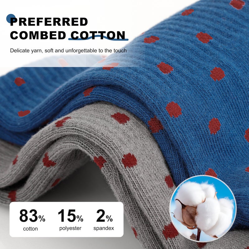 Hromec Pilates Socks with Grips for Yoga, Barefoot, Ballet, Barre, Hospital Non Slip Anti Skid Socks for Women and Men - Image 3