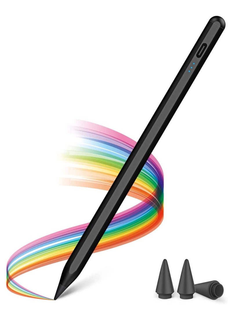Upgraded Stylus Pen, iPad Pencil, Ultra High Precision & Sensitivity, Palm Rejection, Prevents False ON/OFF Touch, Power Display, Tilt Sensitivity, Magnetic Adsorption For iPad 2018 and Later  - Image 1