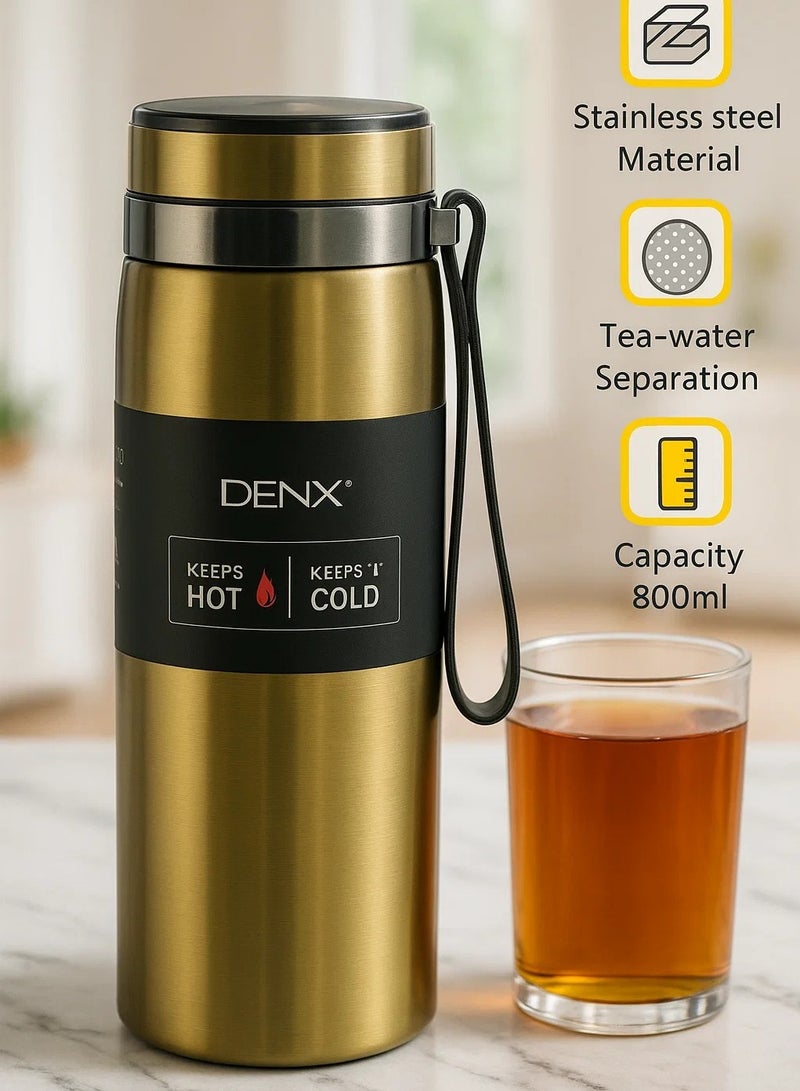1-Liter Stainless Steel Hot & Cold Bottle