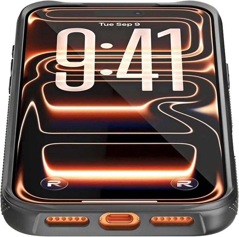 Rebel Air Case for iPhone 17 Pro Max [Air² Series] Strong MagSafe Compatible, Grippy Sides, Slim & Lightweight Cover, Camera Button, Protective Corners, Raised Lens Ring, 6.9 Inch Phone 2025 (Black) - Image 3