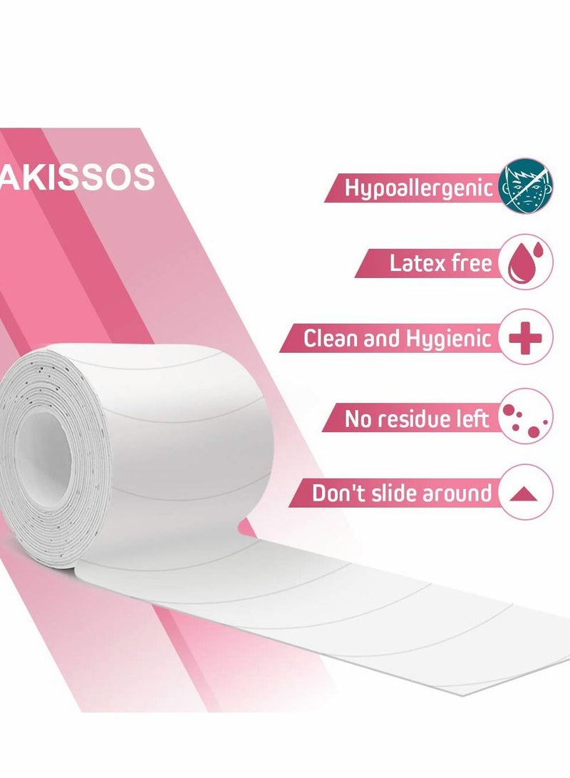 SYOSI Eyelash Extension Tape, Foam Pads for Extensions - 110 PCS Pre Cut Medical Under Eye Lash Supplies Beauty Tools Lint Free Hypoallergenic No Latex Waterproof - Image 3