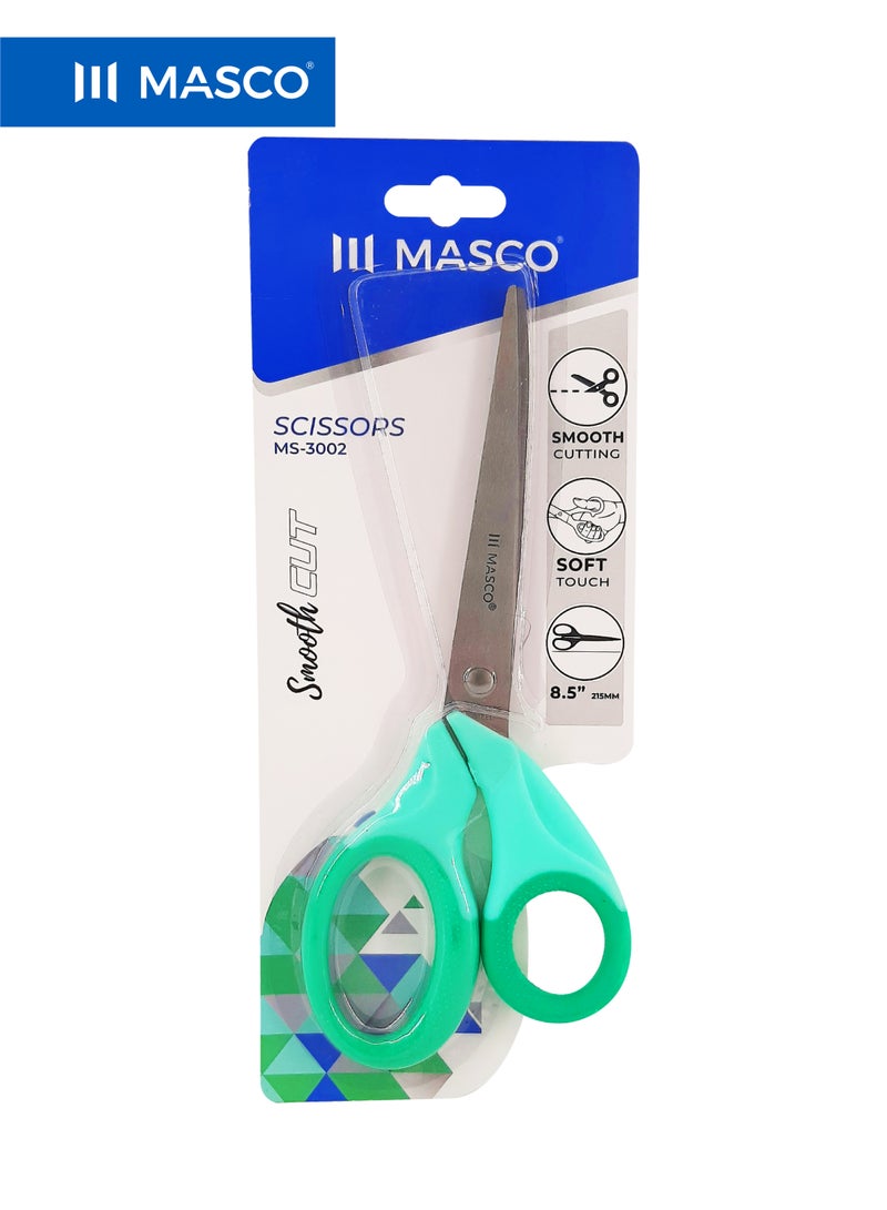 Stainless Steel Scissors 8.5 Inch Soft Handle Multipurpose Cutting Tool