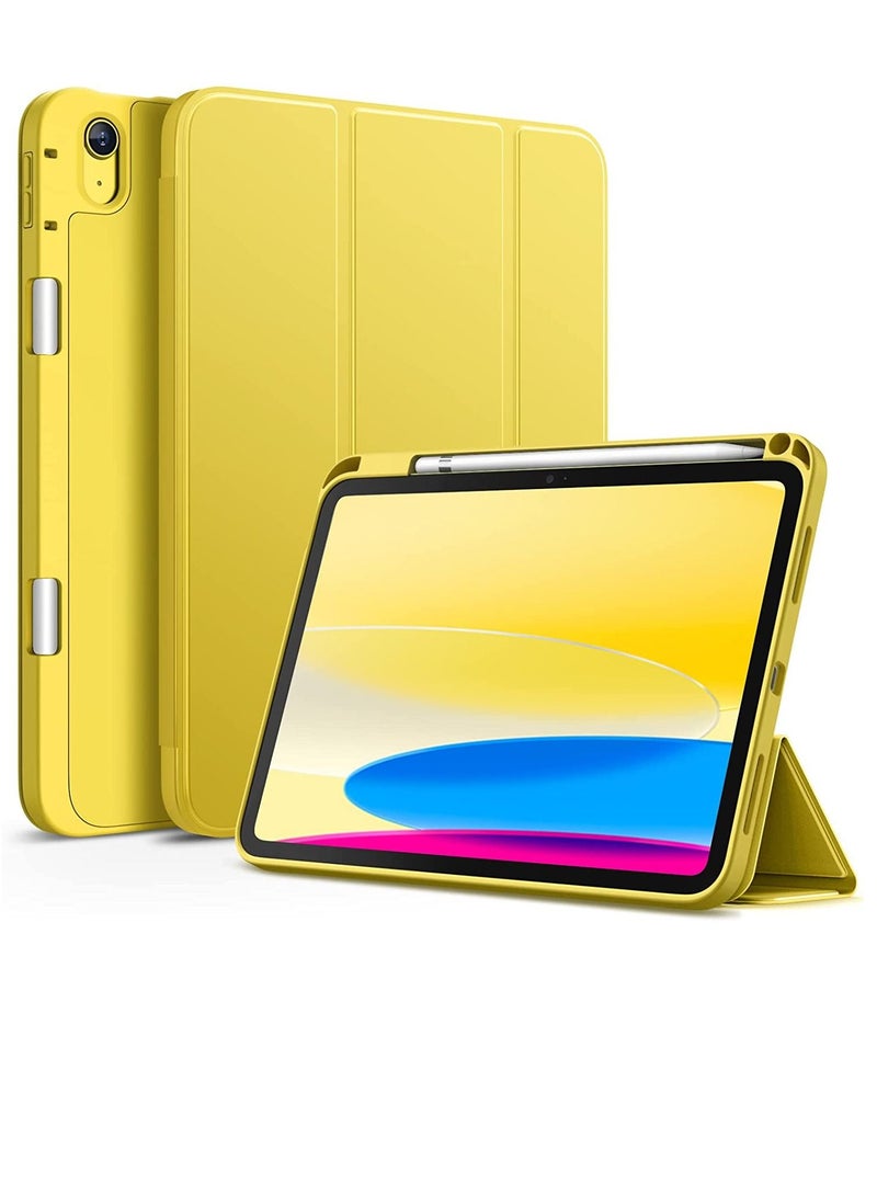 GENNEXT iPad 10th Generation 10.9 inch 2022 Case Flip Cover with Magnetic Closure Auto Wake/Sleep function having Pencil holder Slot - Image 1
