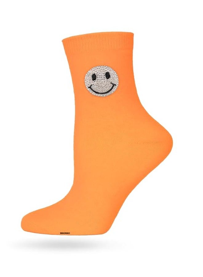MIKONIKO Girls Low Cut Cotton Socks - Soft & Comfortable Casual Ankle Socks | Simple Decorative Short Socks for Running, Hiking| Multicolor 5 Pack - Image 4