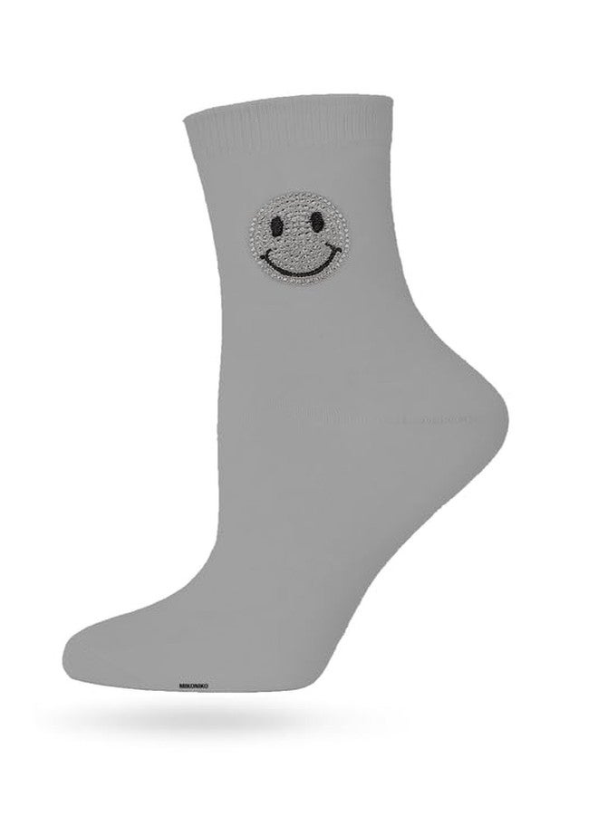 MIKONIKO Girls Low Cut Cotton Socks - Soft & Comfortable Casual Ankle Socks | Simple Decorative Short Socks for Running, Hiking| Multicolor 5 Pack - Image 3