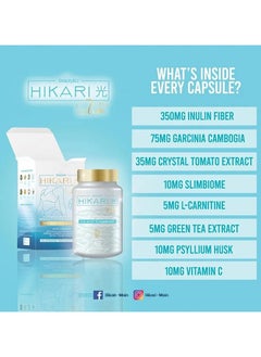 Hikari Slim Dietary Supplements Capsules, Advanced Fat Burner and Appetite Suppressant with Slim Biome Technology, Achieve Weight Loss Goals with 60 Capsules - pzsku/Z6E6D1704DD502A60ECBBZ/45/_/1737193738/5d1b6227-6c3e-4091-844f-6a92c7029c99