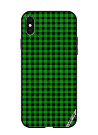 Protective Case Cover For Apple iPhone XS Max Green And Black Buffalo Plaid Texture Checkered Seamless Pattern Design Multicolour - pzsku/Z6E6D25D31D63ED5FD98DZ/45/_/1687439323/f255785b-8070-44a6-b35b-c352a6b303e5