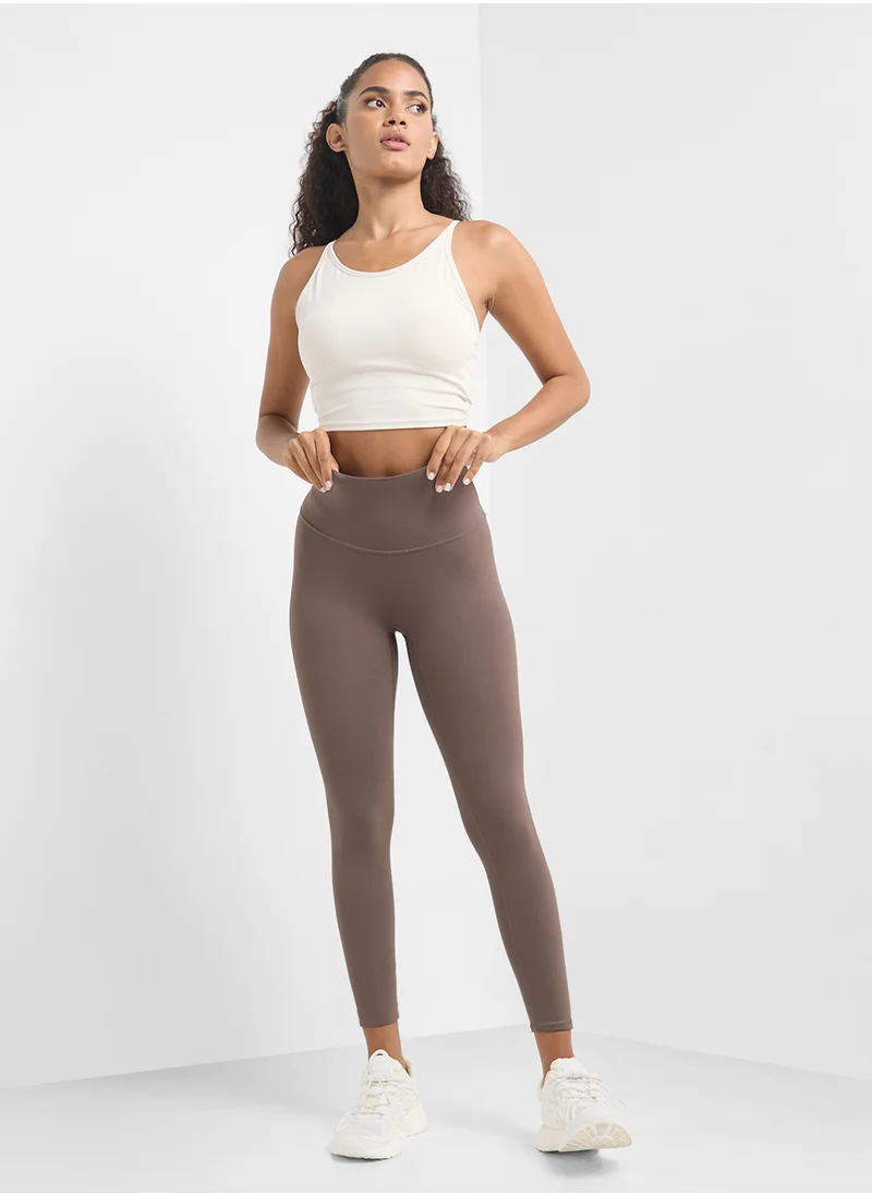 فورورد High Rise Seamless Leggings With Back Pocket