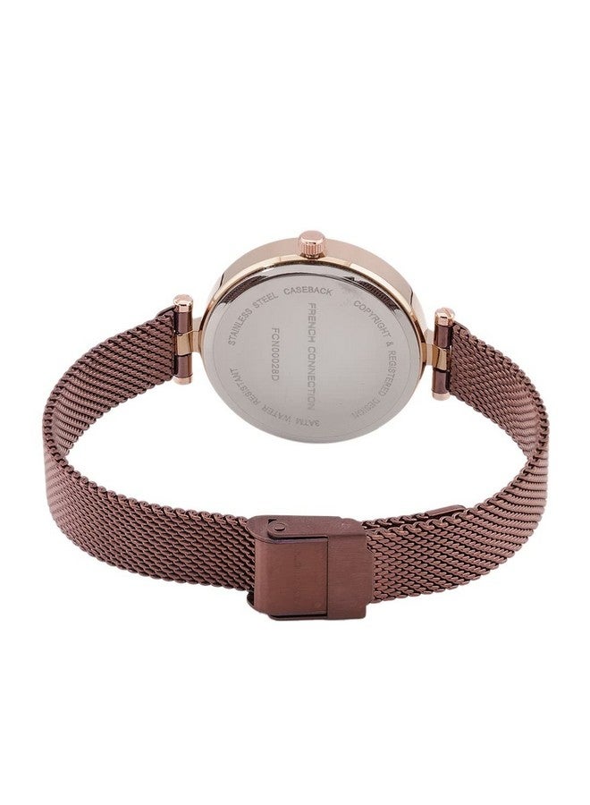 French Connection Analog Brown Dial Women's Watch-FCN00028D - Image 3