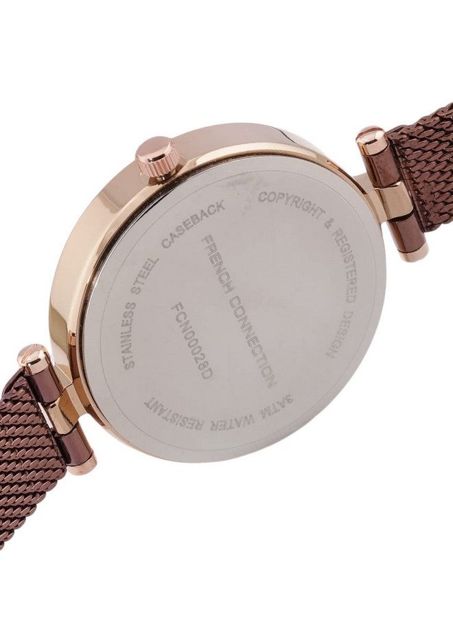 French Connection Analog Brown Dial Women's Watch-FCN00028D - Image 5
