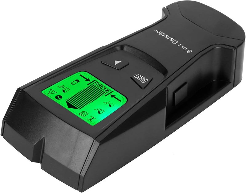 klarako Stud Detector, LCD Display Compact 3 in 1 Portable Wall Scanner, Ergonomic for Home Office(black) - Image 1