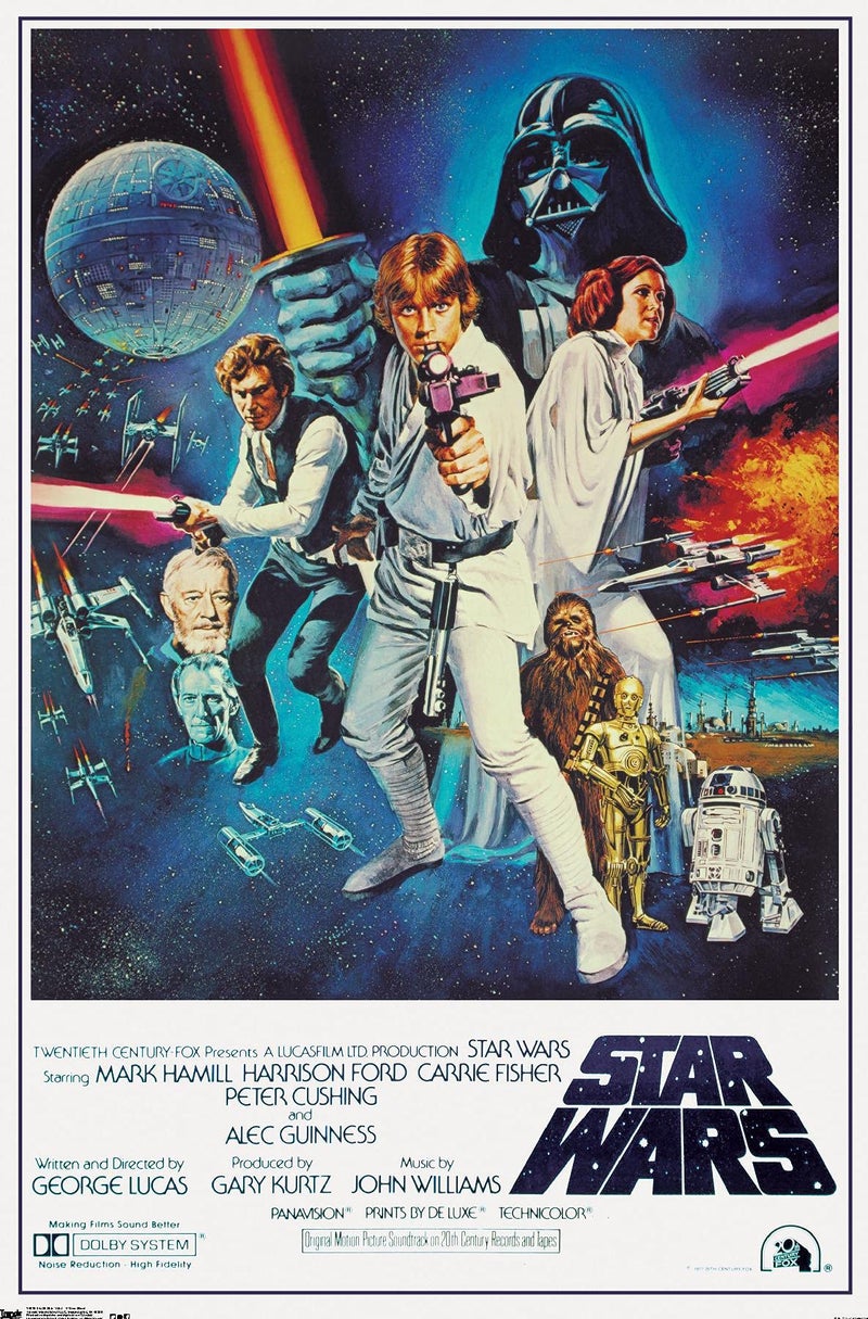 Trends International ملصق حائط من Star Wars IV من إصدار جامعي مكون من ورقة واحدة مقاس 24 × 36  - Image 1