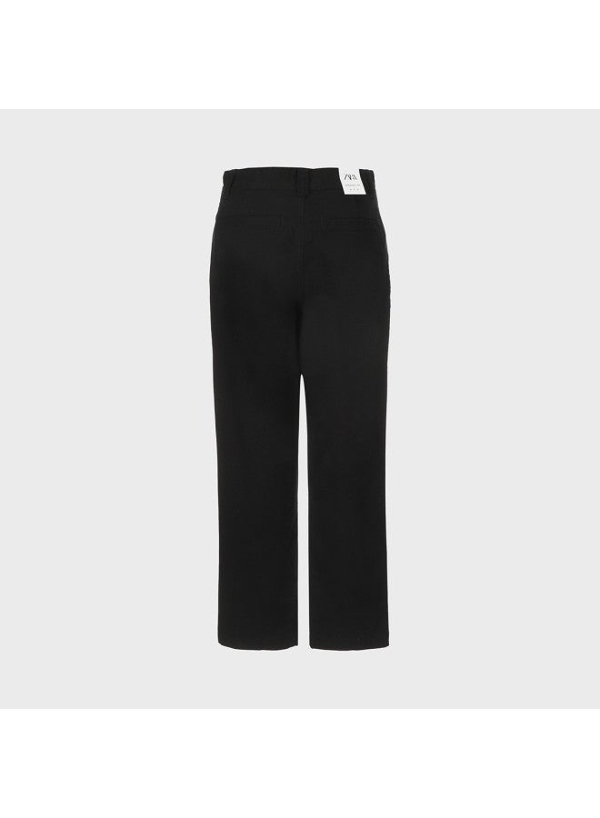 Zara men's Comfortable And Crisp Straight-leg Casual Pants - Image 3
