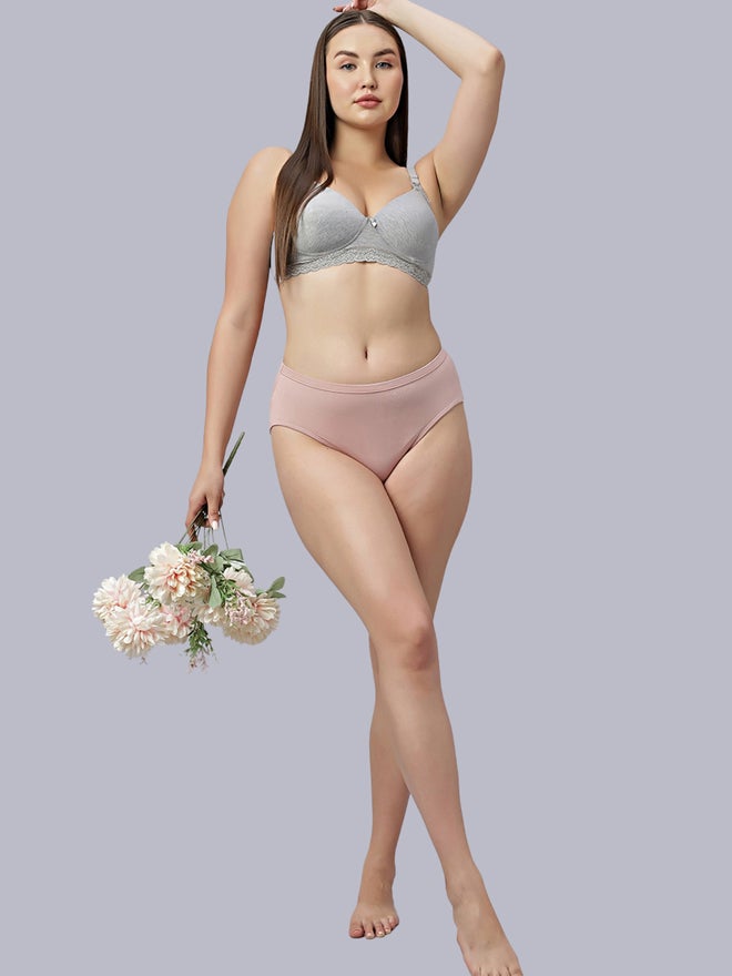Eden Grey Heavily Padded Nursing Maternity Bra - Image 5