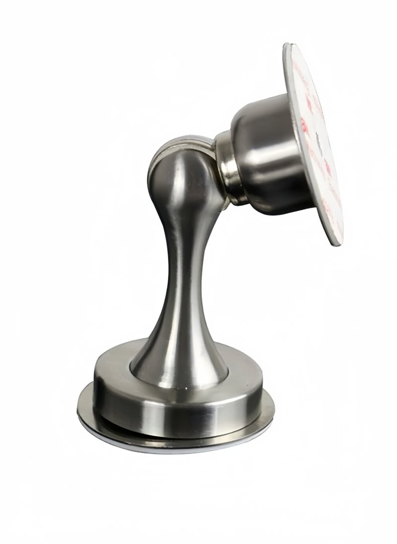 Generic Heavy Duty Metal Magnetic Door Stopper Silver ( 8 x 8 x 8 cm )  - Image 1