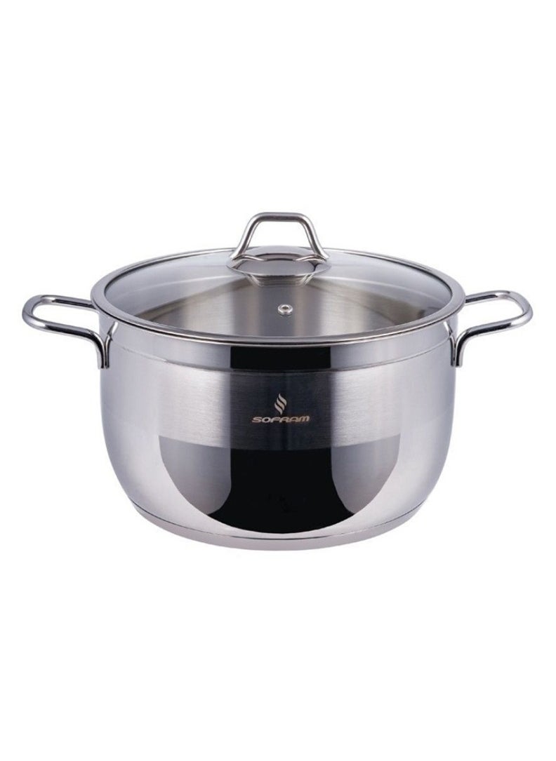 Sofram - STANLESS STEEL DEEP CASSEROLE 16cm - Image 1