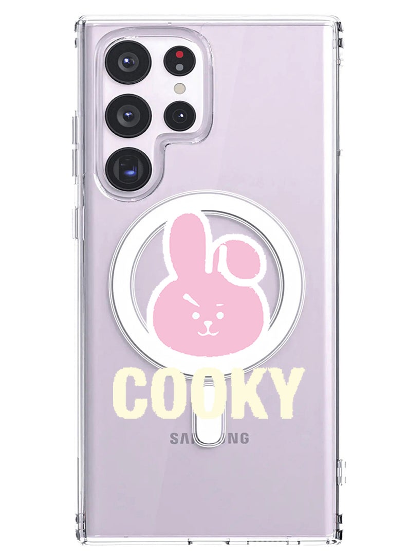 Theodor - Magnetic Case for Samsung Galaxy S23 Ultra 6.8-inch Compatible with MagSafe Wireless Charging, Shockproof Phone Bumper Cover Cooky copy - Image 1