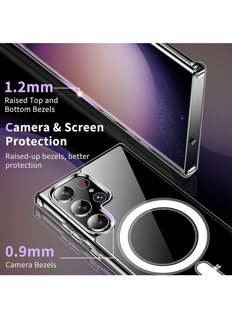 Theodor - Magnetic Case for Samsung Galaxy S23 Ultra 6.8-inch Compatible with MagSafe Wireless Charging, Shockproof Phone Bumper Cover Cooky copy - Image 1