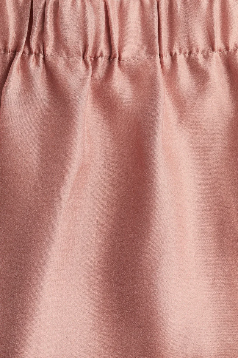 H&M Sheer satin skirt