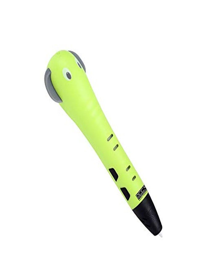 REES52®Ganesha 3D Pen For Kids/adults/children, 3D-Printing Pen for 3D Drawing, Doodling, Arts, Crafts, Model Making with free PLA or ABS Filament refills - 3D PEN Draw Anything (Jadeite Green) - Image 2