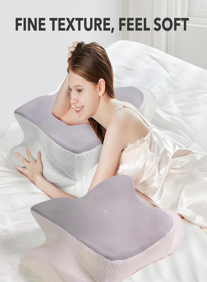 UXIETIN غطاء وسادة عنقية من UXIETIN متوافق مع دوناما (للمقاس القياسي فقط)، غطاء وسادة مريح وجيد التهوية لوسادة العنق، غطاء وسادة فقط، الوسادة غير متضمنة، قطعة واحدة (رمادي) - Image 5