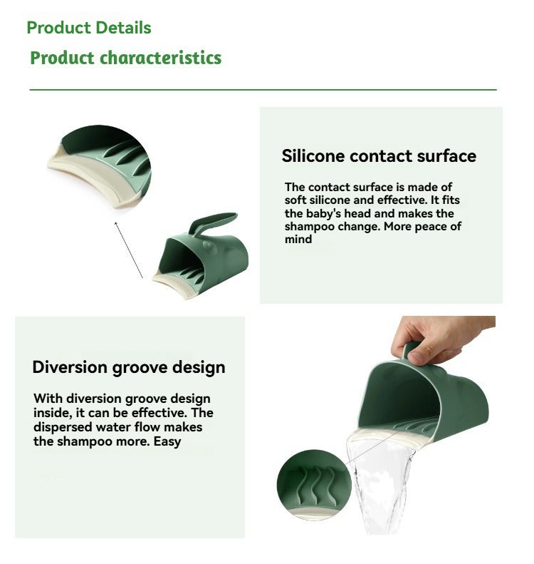 Children's Shampoo Cup, Baby Silicone Shampoo Cup - Image 4