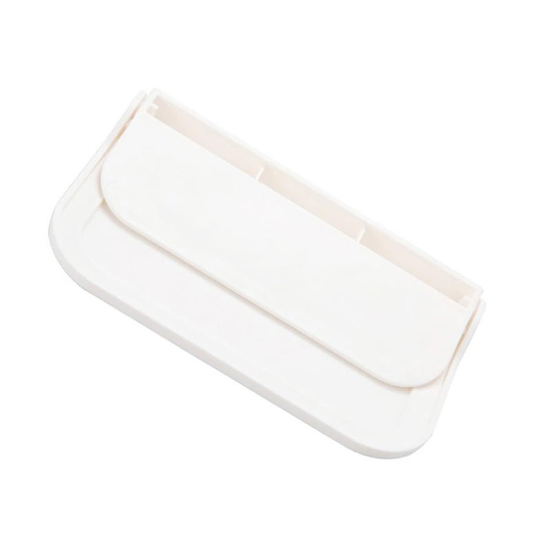 Foldable Wall Mounted Towel Rack Plastic Punch Free Storage Holder Small - Image 2